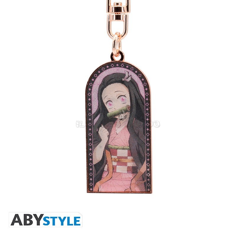 Portachiavi Nezuko Demon Slayer Lenticolare ABYstyle