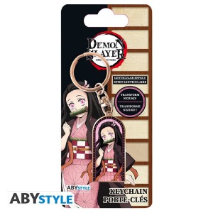 Portachiavi Nezuko Demon Slayer Lenticolare ABYstyle