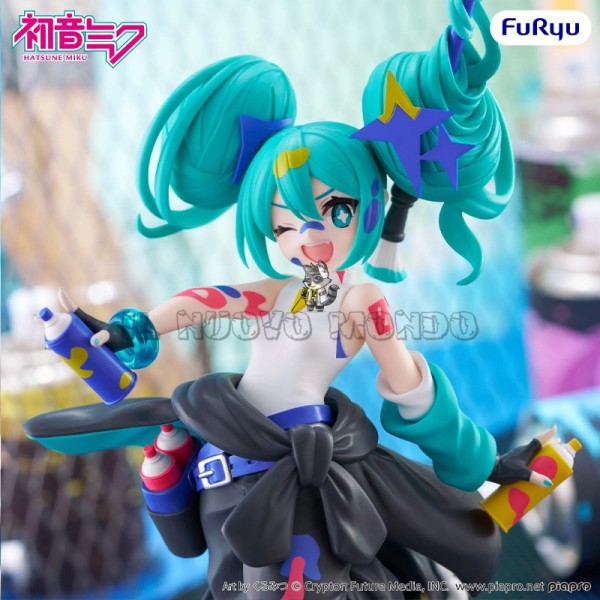 Figure Hatsune Miku Paint Girl Muchute 23 cm FuRyu | Il Nuovo Mondo Shop