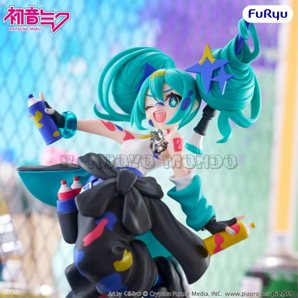 Figure Hatsune Miku Paint Girl Muchute 23 cm FuRyu | Il Nuovo Mondo Shop