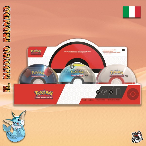 POKEMON - Pokeball Tin October 2024 B25 - Random Assorted Tins (ITA) | Il Nuovo Mondo Shop