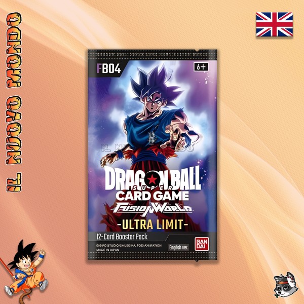 DRAGON BALL FUSION WORLD - Ultra Limit FB-04 - Pack mit 12 Karten (ENG) | Il Nuovo Mondo Shop