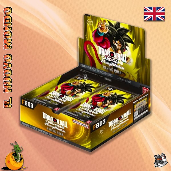 DRAGON BALL FUSION WORLD - Raging Roar FB-03 - Display mit 24 Booster (ENG) | Il Nuovo Mondo Shop