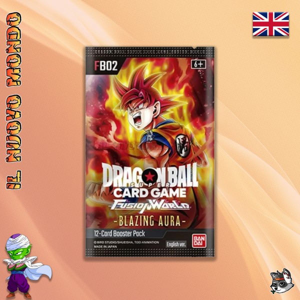 DRAGON BALL FUSION WORLD - Blazing Aura FB-02 - Pack of 12 cards (ENG) | Il Nuovo Mondo Shop