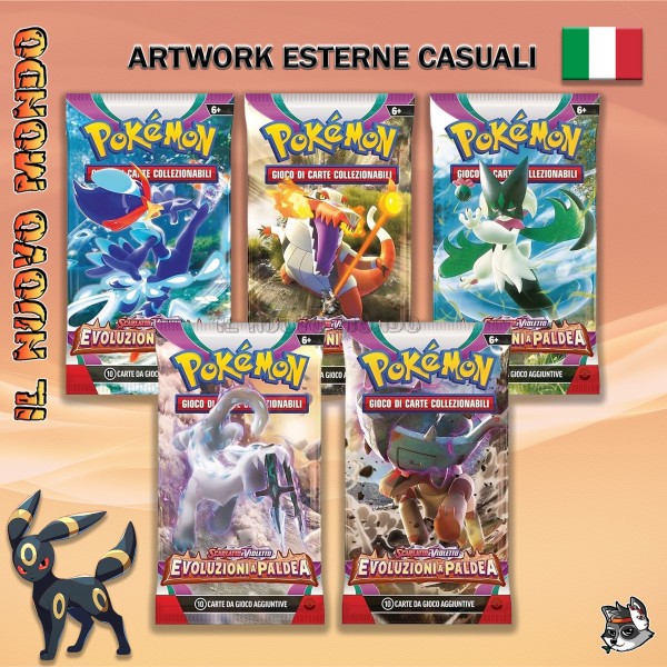 Pokémon TCG Scarlet & Violet – Paldea Evolutions Display 36 Packs IT