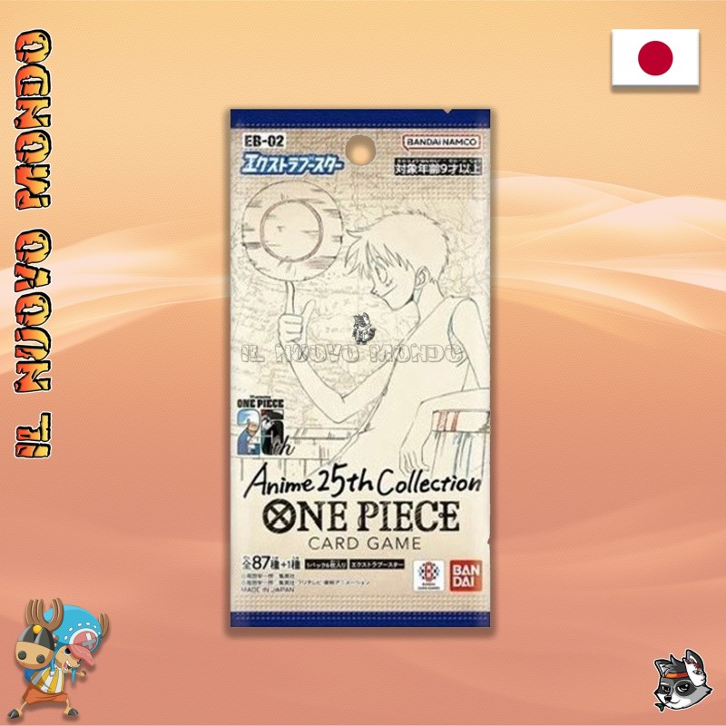 One Piece Kartenspiel EB-02 Anime 25. Jubiläum Kollektion Booster 6 Karten JP