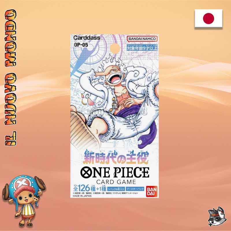 One Piece Card Game OP-05 Awakening of the New Era – Pack of 6 Cards JP