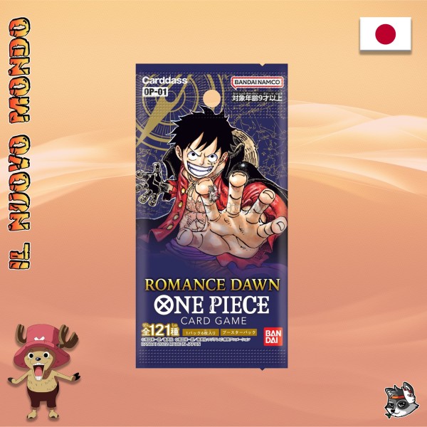 One Piece Card Game OP-01 Romance Dawn Display – 24 JP Booster Packs