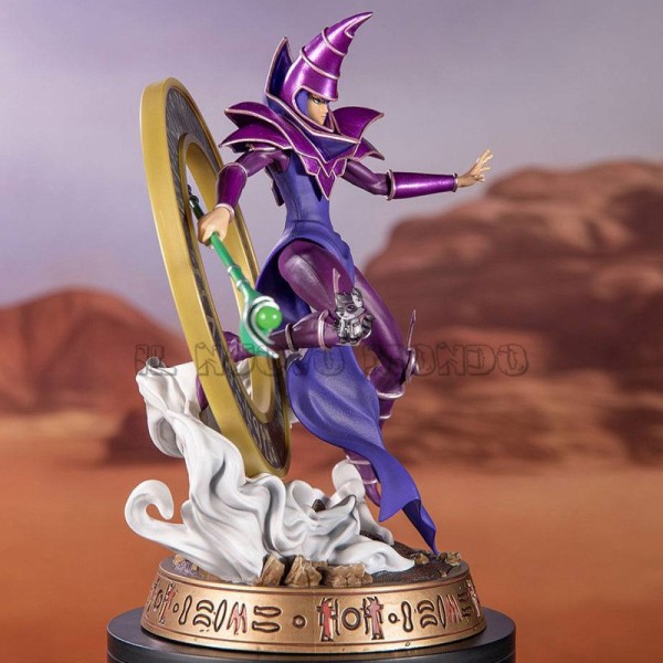 Dark Magician Figure Yu-Gi-Oh First 4 Figures Purple Version 29 cm | Il Nuovo Mondo Shop