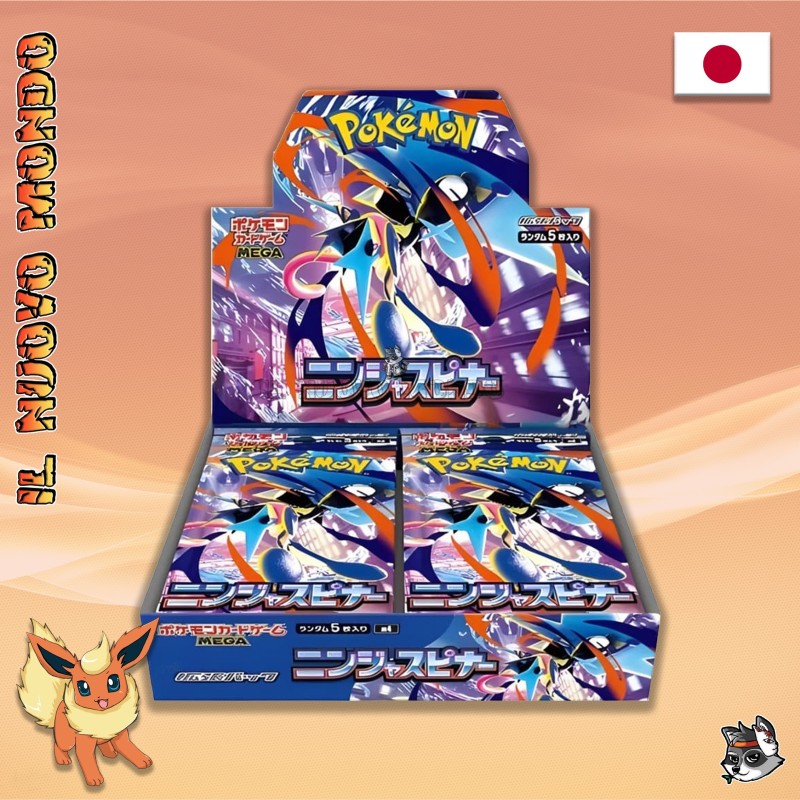 Pokémon Ninja Spinner Booster Box 30 Japanese Packs Mega Greninja | Il Nuovo Mondo Shop