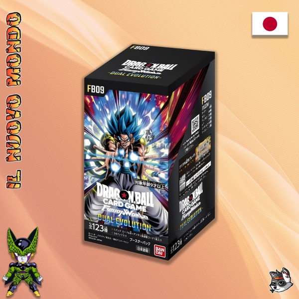 Dragon Ball FB09 Dual Evolution Booster Box 24 Packs JP Fusion World| Il Nuovo Mondo Shop
