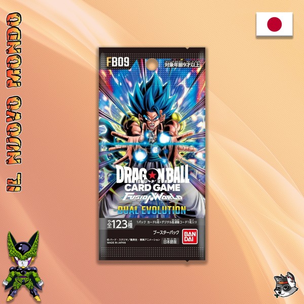 Dragon Ball FB09 Dual Evolution Booster Box 24 Booster JP Fusion World| Il Nuovo Mondo Shop
