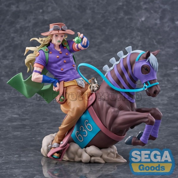 Gyro Zeppeli Figur Steel Ball Run JoJo Xross Link Max SEGA 18 cm | Il Nuovo Mondo Shop