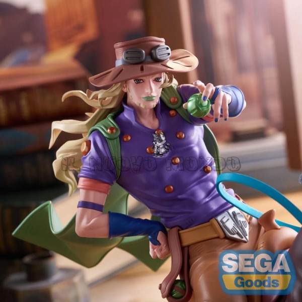 Gyro Zeppeli Figur Steel Ball Run JoJo Xross Link Max SEGA 18 cm | Il Nuovo Mondo Shop