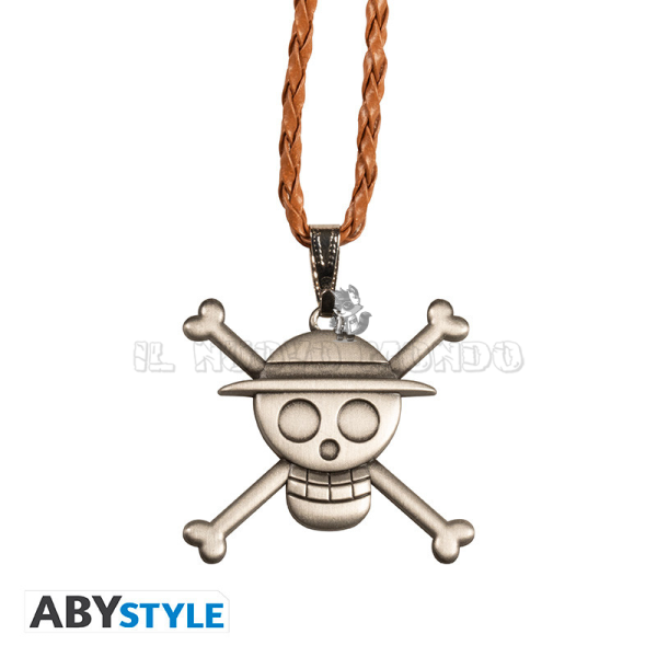 NE PIECE 3D Skull Necklace ABYstyle | Il Nuovo Mondo