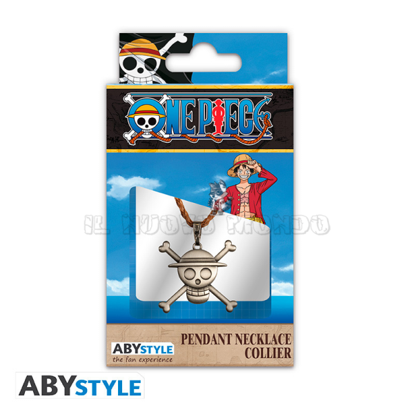 NE PIECE 3D Skull Necklace ABYstyle | Il Nuovo Mondo