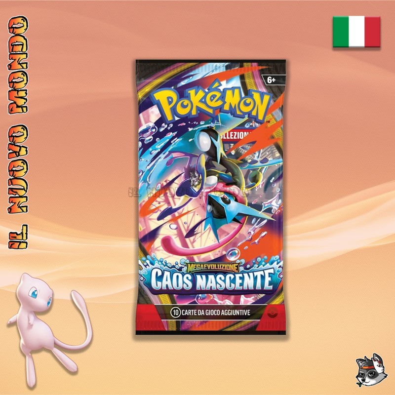 Pokémon TCG Mega-Entwicklung: Aufsteigendes Chaos Booster-Pack ITA | Il Nuovo Mondo Shop