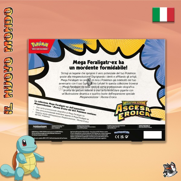 Mega Feraligatr-ex Kollektion Kollektion ITA | Il Nuovo Mondo Shop