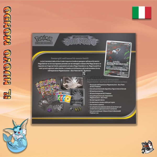 Pokémon TCG Mega Evolution: Pitch-Black Darkness Ace Trainer Set ITA | Il Nuovo Mondo Shop