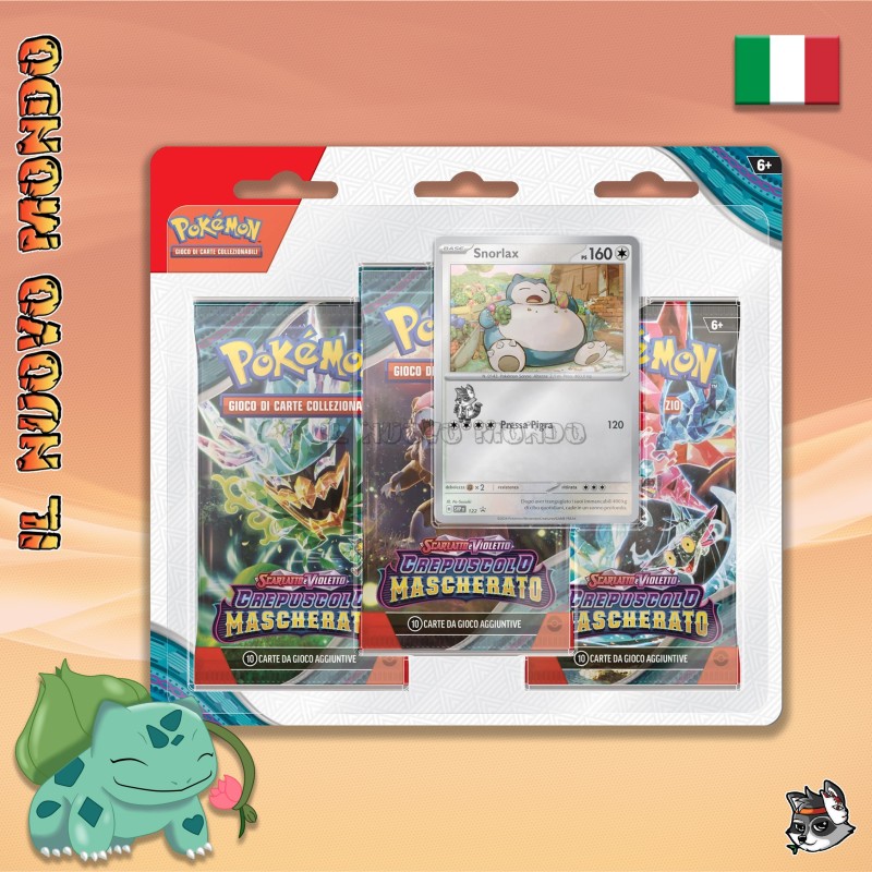 Pokémon Masked Twilight Blister 3 Packs ITA | Il Nuovo Mondo Shop