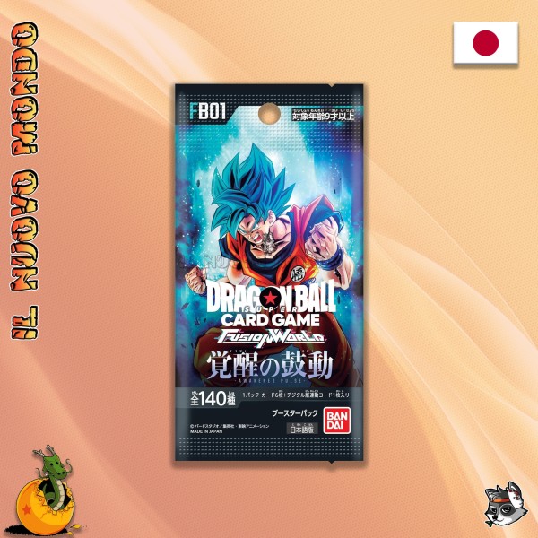 Dragon Ball Fusion World FB01 Awakened Pulse Pack JAP | Il Nuovo Mondo Shop