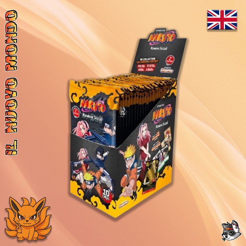 Naruto Mythos TCG Konoha Shido Booster Box 2. Ausgabe ENG | Il Nuovo Mondo Shop