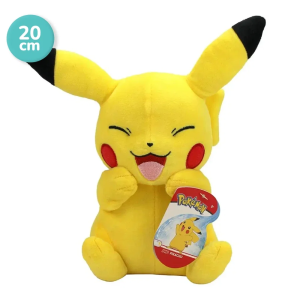 Pikachu Lächelndes Plüschtier Pokémon 20 cm | Il Nuovo Mondo Shop