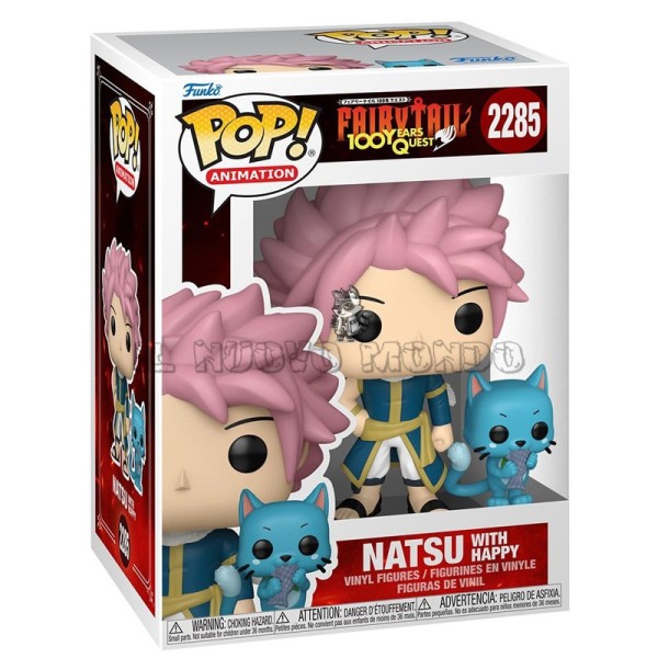 Funko POP! Natsu with Happy Fairy Tail 2285 | Il Nuovo Mondo Shop