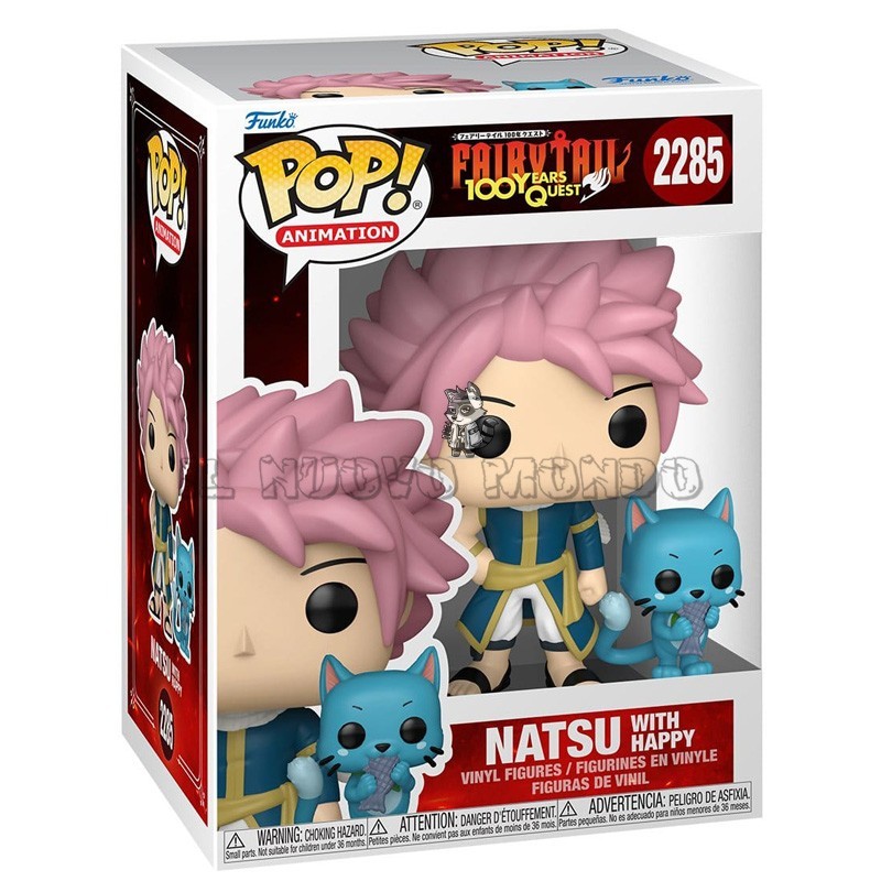 Funko POP! Natsu with Happy Fairy Tail 2285 | Il Nuovo Mondo Shop