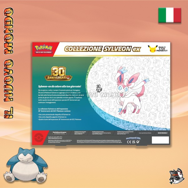 Pokémon 30th Anniversary Sylveon-ex Collection ITA | Il Nuovo Mondo Shop