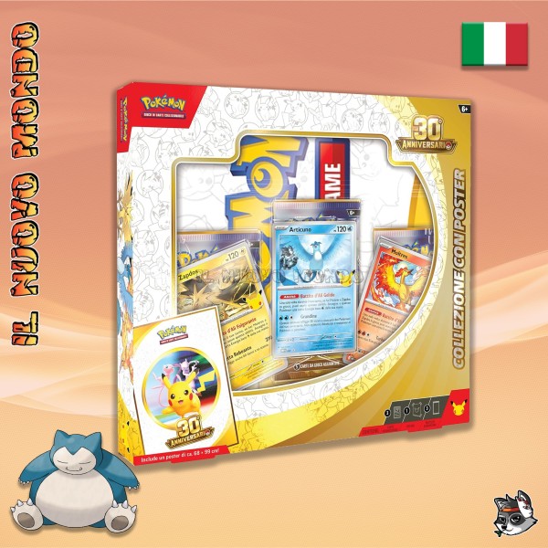 Pokémon 30° Jubiläums Kollektion mit Poster ITA | Il Nuovo Mondo Shop