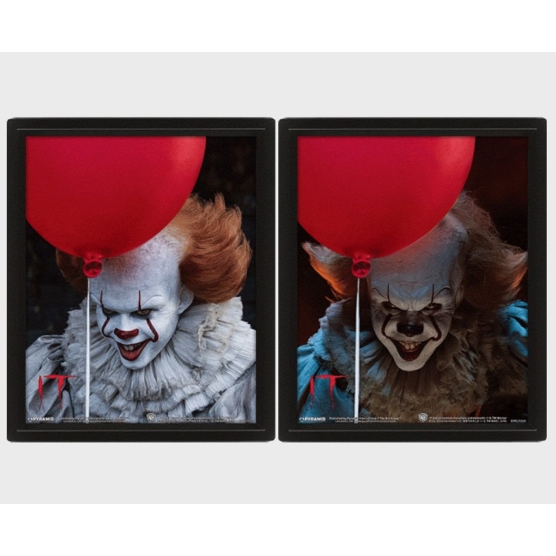 IT (2017) - Pennywise - Quadro Lenticolare 3D Doppia Immagine