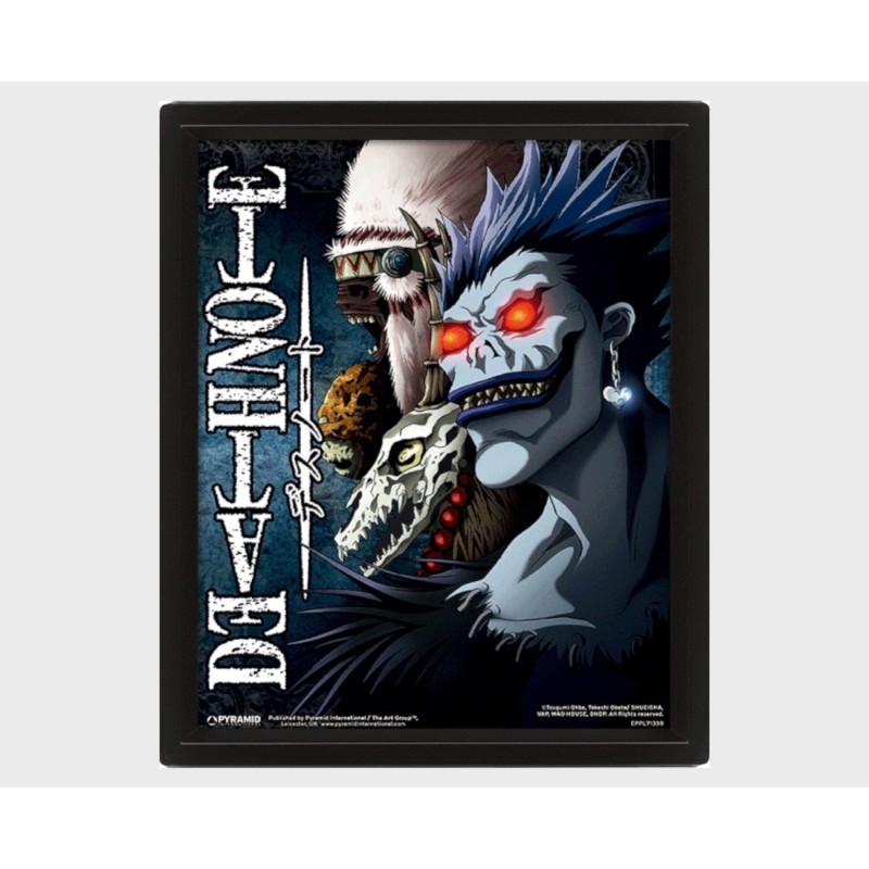 DEATH NOTE - Shinigami - Quadro Lenticolare 3D Doppia Immagine