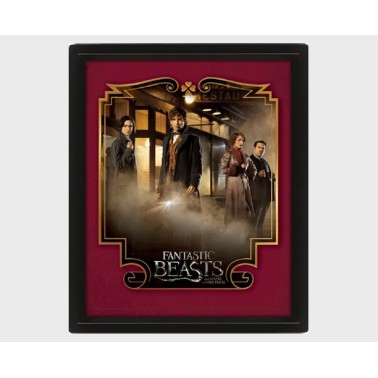 FANTASTIC BEASTS - Gruppo - Quadro Lenticolare 3D