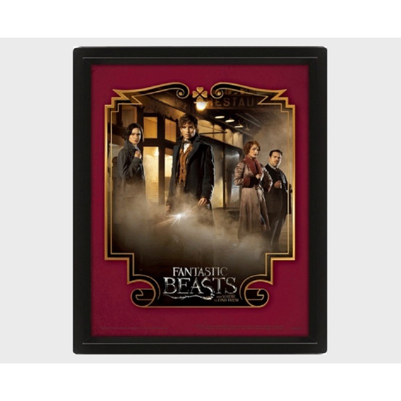 FANTASTIC BEASTS - Gruppo - Quadro Lenticolare 3D