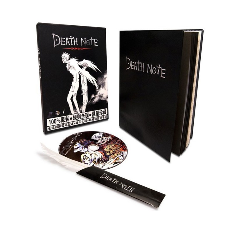Death Note - Quaderno Death Note+Penna piuma+CD Sound Track