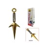 Naruto- Kunai Minato Oro Version con Cofanetto - METALLO
