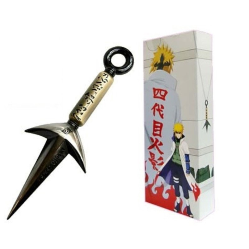 Naruto- Kunai Minato Bronzo Version con Cofanetto - METALLO