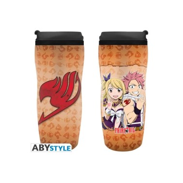 FAIRY TAIL - Borraccia da Viaggio - Lucy, Natsu & Emblema (AbyStyle)