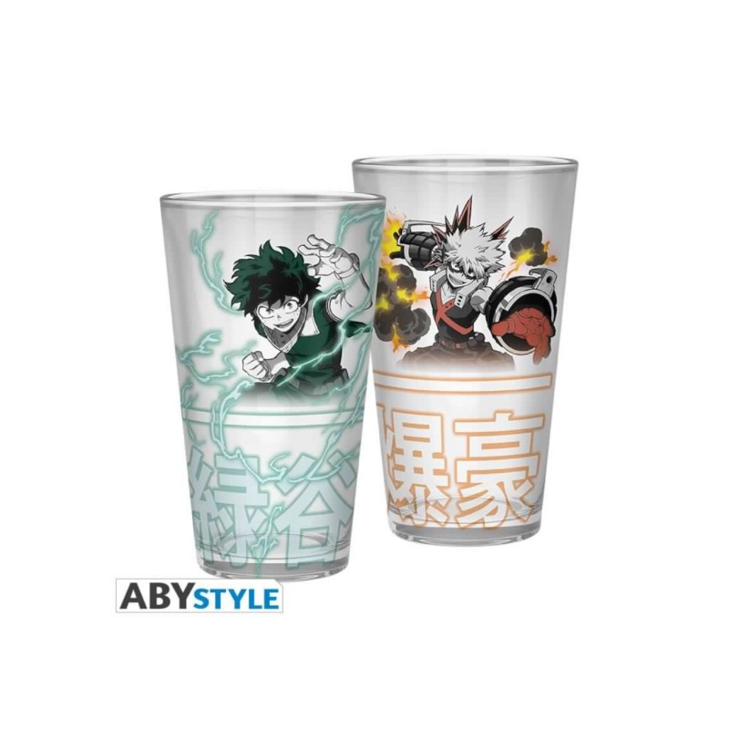 BOKU NO HERO ACADEMIA - Bicchiere Grande "Izuku & Bakugo" (AbyStyle)