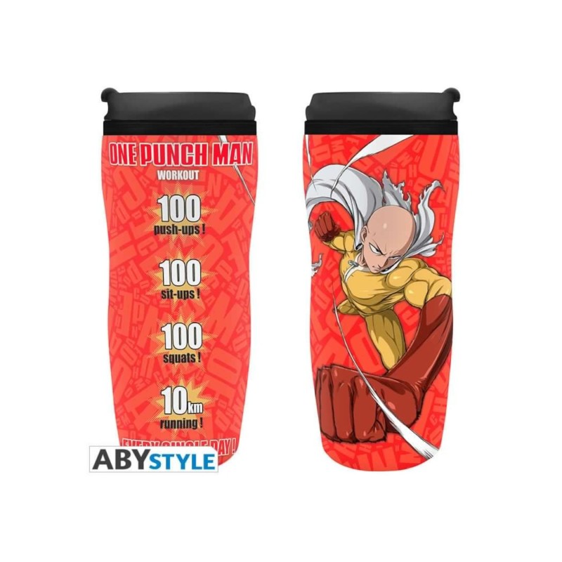 ONE PUNCH MAN - Borraccia da Viaggio - Saitama (AbyStyle)