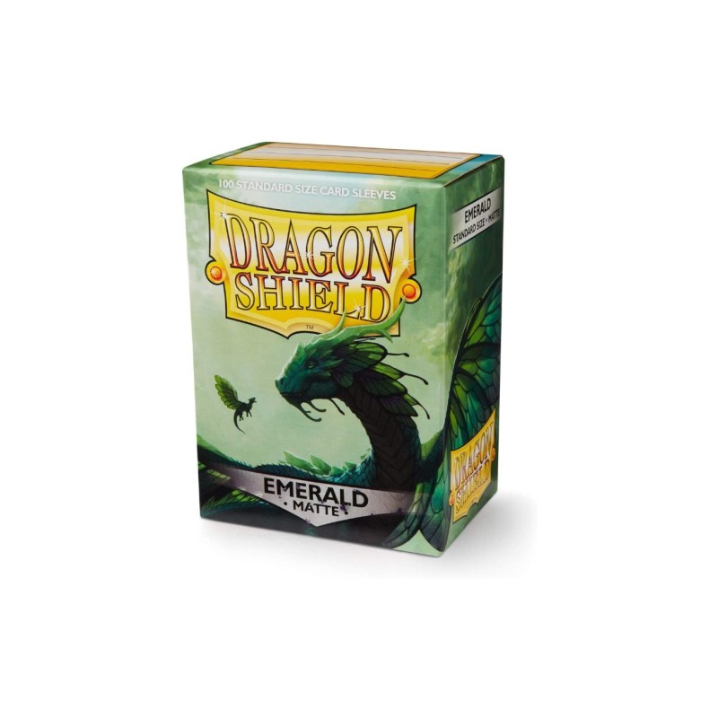 BUSTINE PROTETTIVE - x100 Emerald Matte - Standard Size (Dragon Shield)