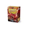 BUSTINE PROTETTIVE - x100 Ruby Matte - Standard Size (Dragon Shield)