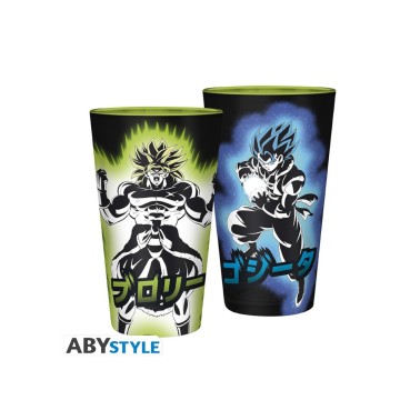 DRAGON BALL - Bicchiere Grande "Broly & Gogeta" (AbyStyle)