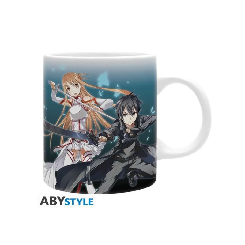 SWORD ART ONLINE - Tazza Asuna & Kirito (AbyStyle)